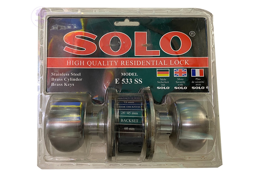 No.E 533 SS, Lock (Silver), SOLO