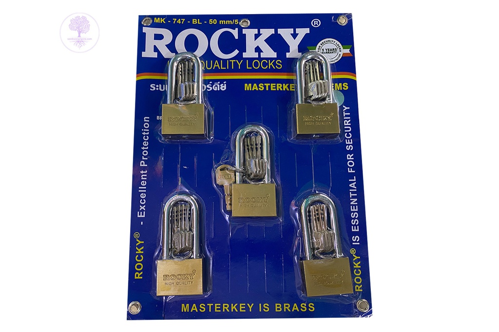 MK No. 747 - 50/5 (L), Master Key Gold (Long) (5 Pair), ROCKY 