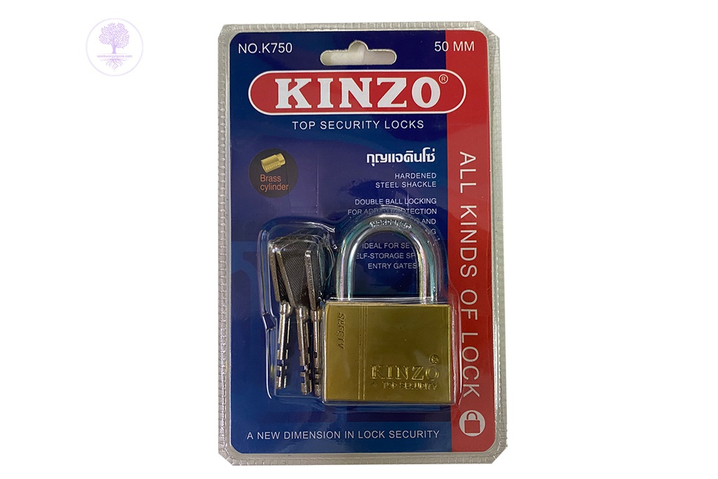 No. 750 - 50mm (S),  Square Shape Gold (Short), KINZO