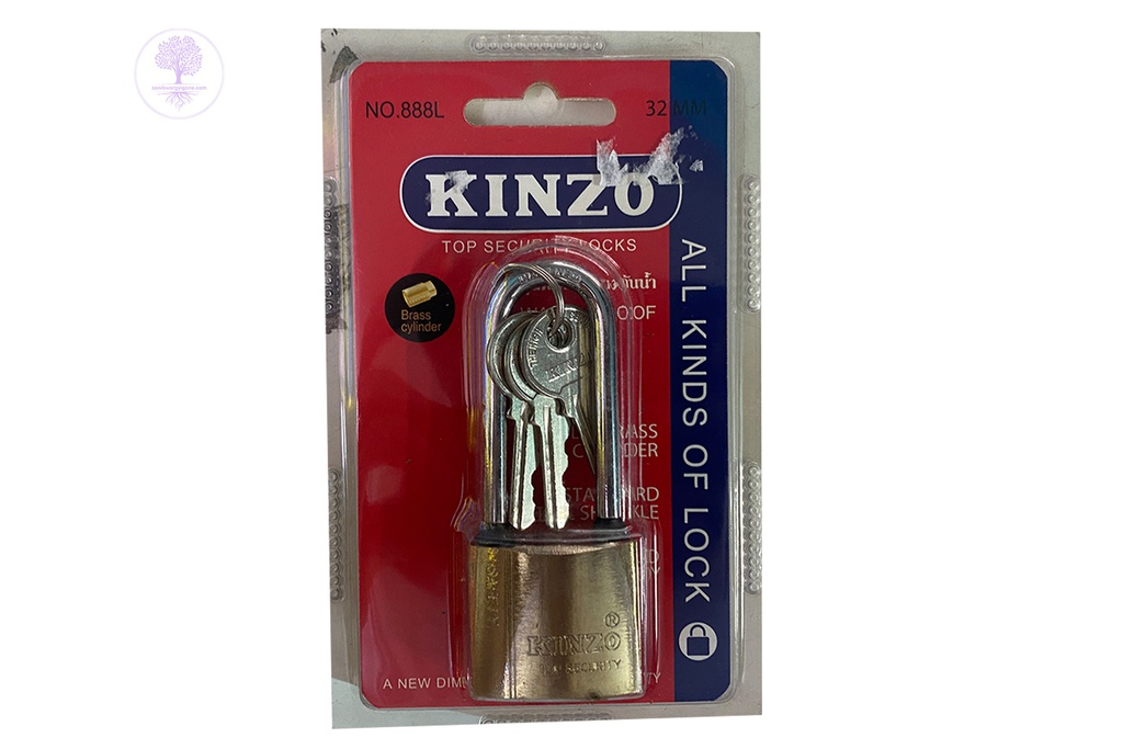 No. 888 - 32mm (L),  Convex Shape, Spring Gold (Long), KINZO