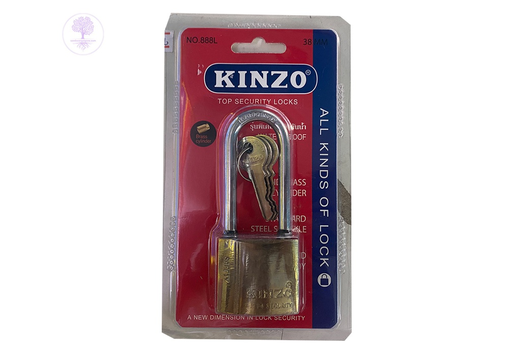 No. 888 - 38mm (L),  Convex Shape, Spring Gold (Long), KINZO