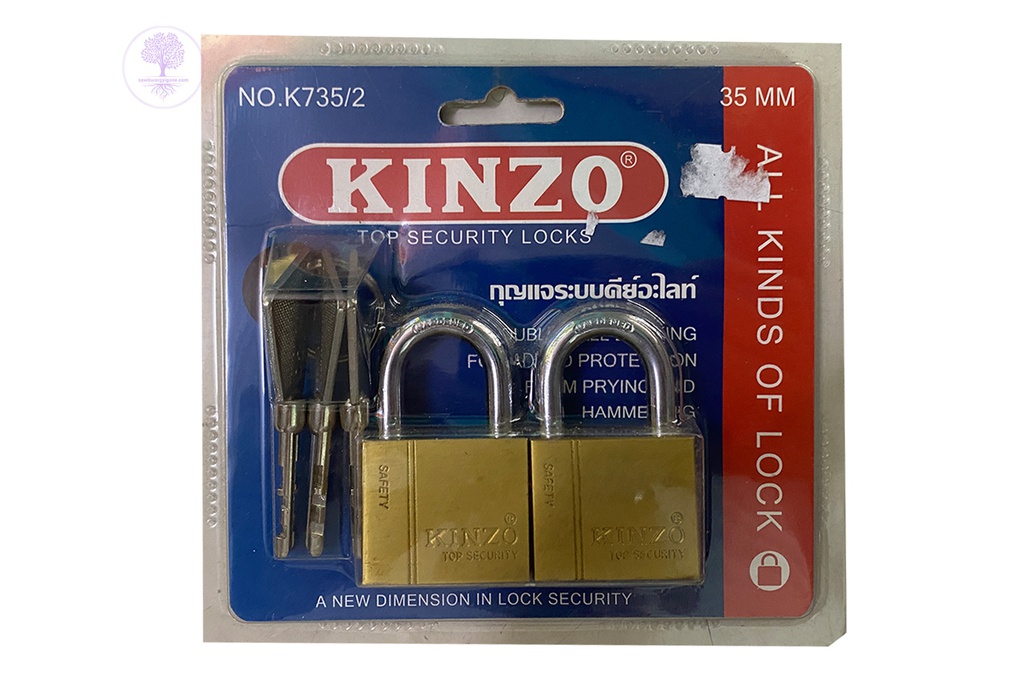 KA No. 735 - 35/2 35mm,  Same Line Gold (Short)(2 Pair), KINZO