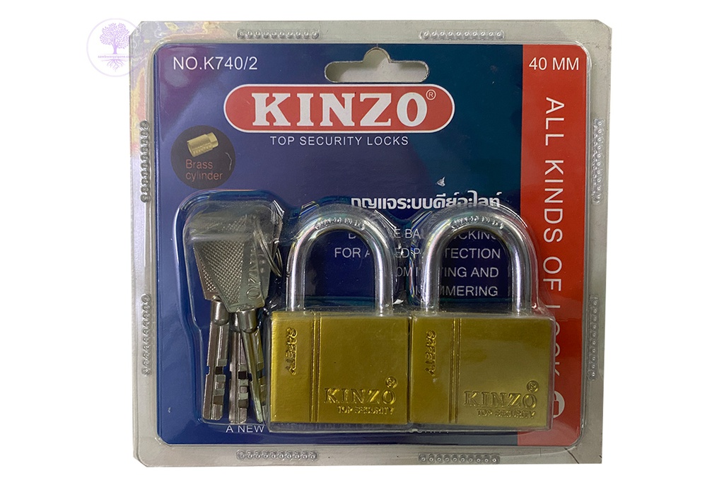 KA No. 740 - 40/2 40mm,  Same Line Gold (Short)(2 Pair), KINZO