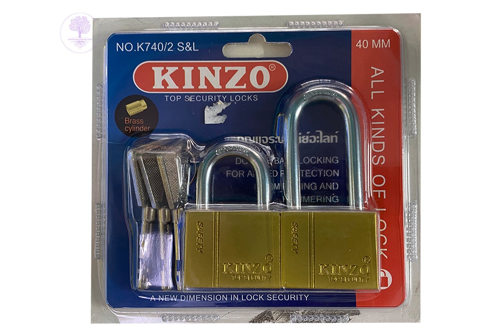 KA No. 740 40/2 40mm SL, Same Line Gold(Short/Long) (2 Pair), KINZO