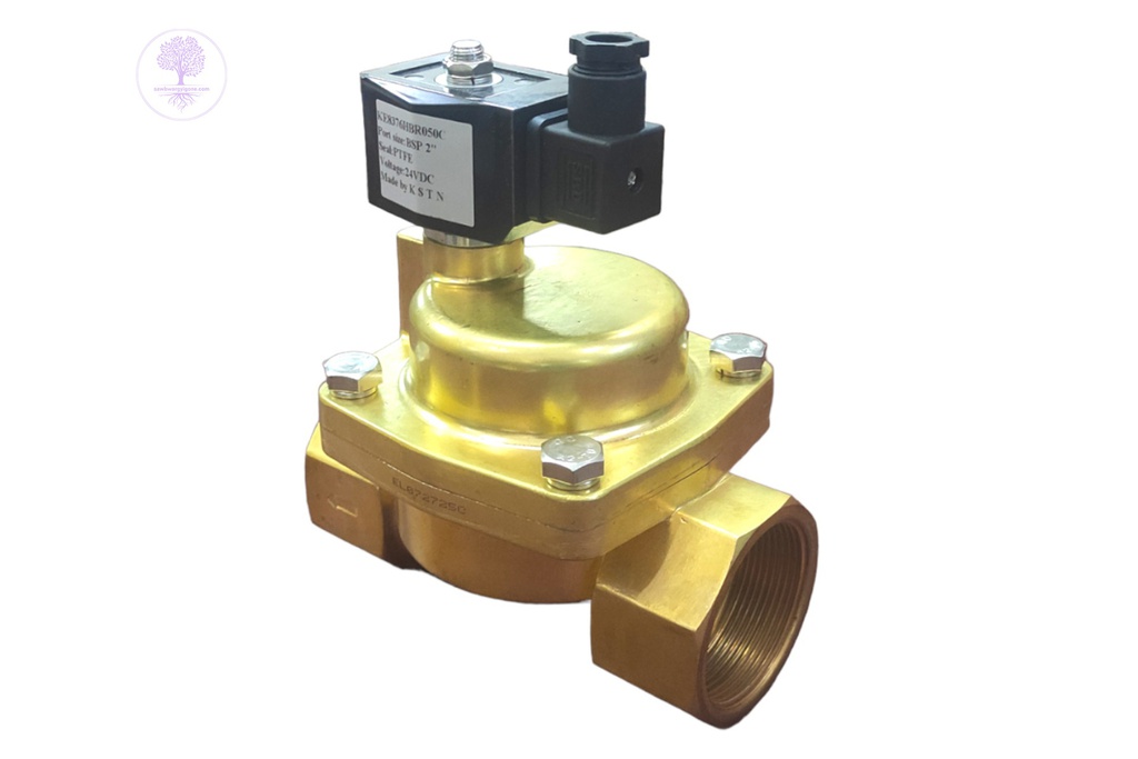 1/2"- 2 Way Solenoid Valve (Normally Open) 24VDC Coil KSTN KE8376HBR015O-24VDC