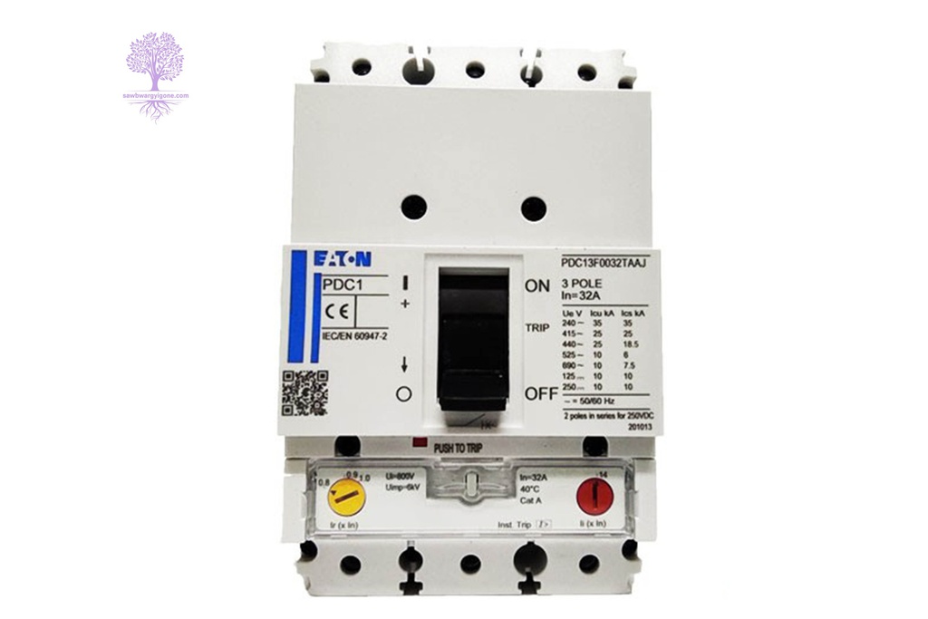 25kA, 160A PDC1-3P EATON MCCB