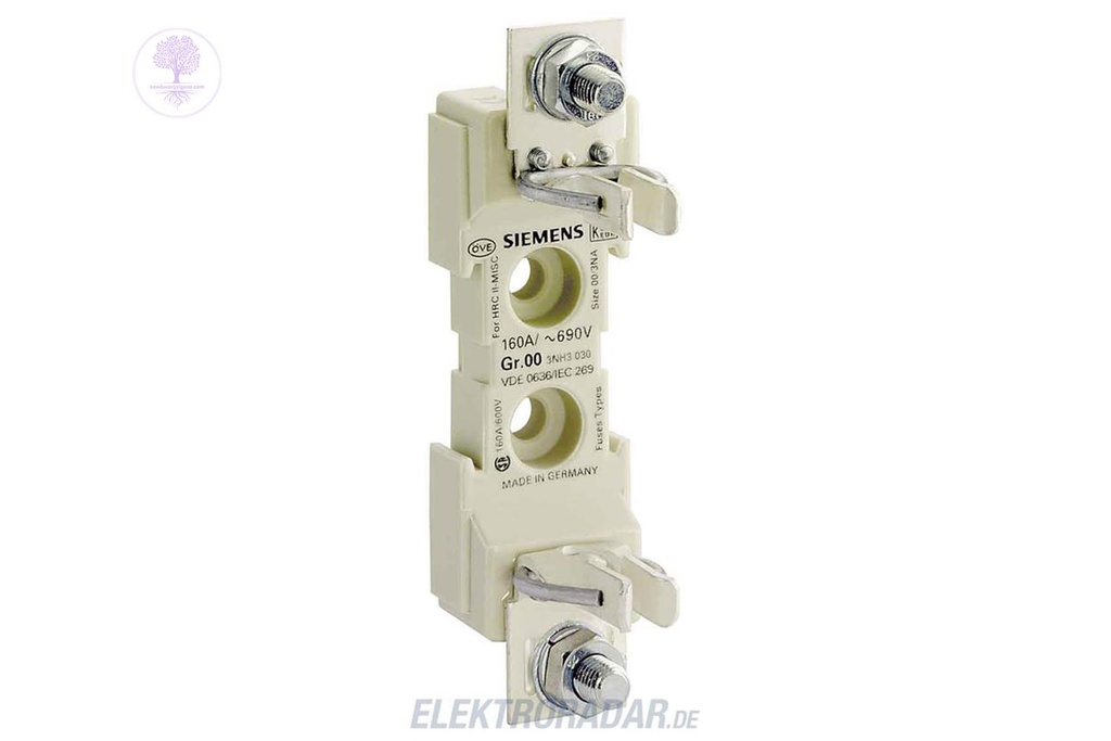 1-Pole,160A,Size 00, SIEMENS LV HRC Fuses