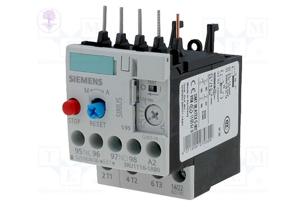 7..10A, SIEMENS 3RU1 Thermal Overload Relay