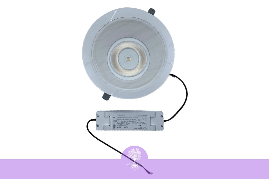 22W, Daylight (8"), Opple-LEDDownlightRc-P R200-22W-5700-MW GP