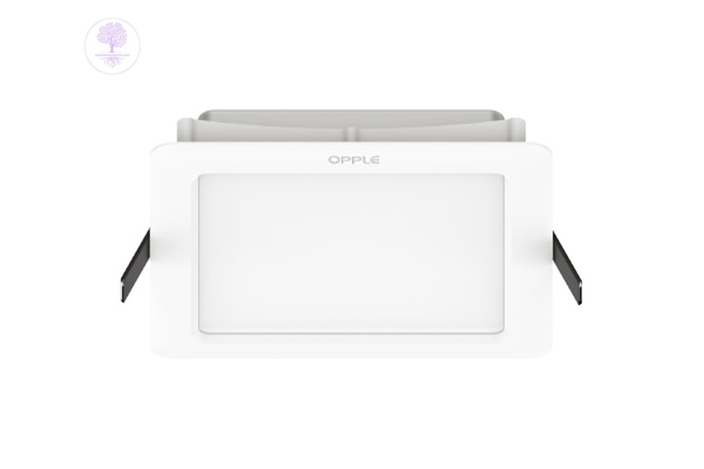 18W, Warm White (8") cut out, (Square), Opple LEDDownlightRc-HPF-ESII S200-18W-3000-WH-NV