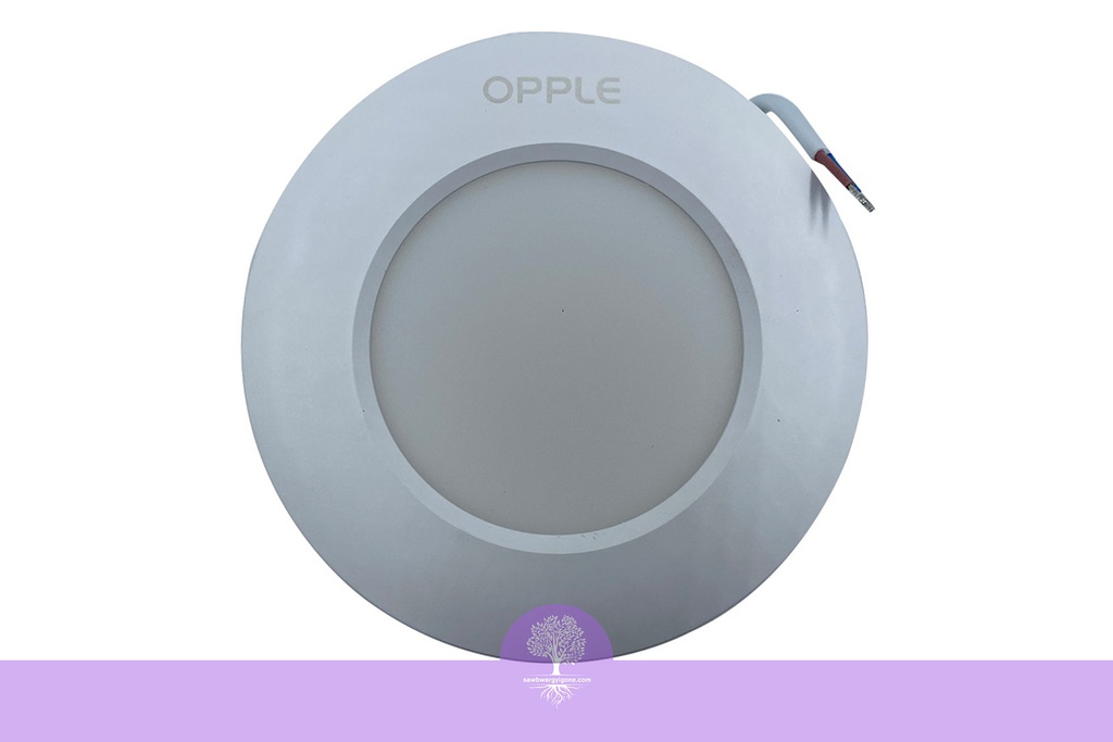 6W, Warm White (4"), (Circular), Opple Surface Mounted Slim Downlight, LEDDownlightSm-ESII R100-6W-3000-WH-NV