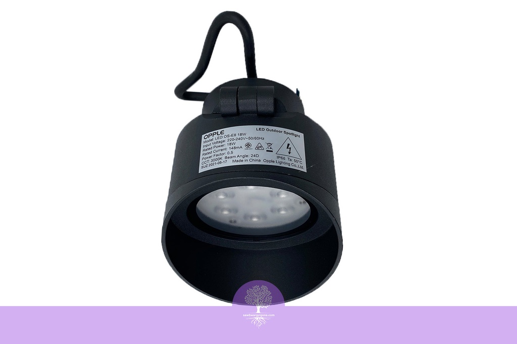 18W, Opple LED Outdoorutdoor Light, LED Outdoor Spot-EII 18W-3000-24D-GY-GP