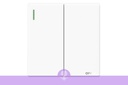 [Opple_00349] (2 gang, 1 way), (White), Opple Switch, F021621A-W