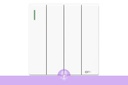 [Opple_00353] (4 gang, 1 way), (White), Opple Switch, F021641A-W