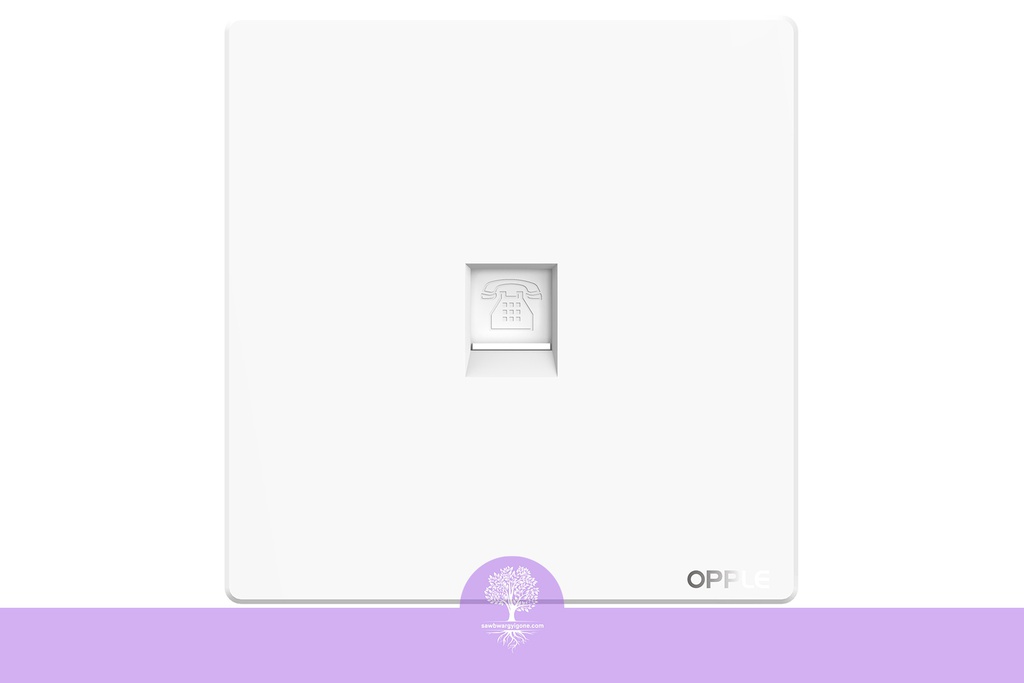 (White), Opple Telephone Outlet, F026201-W