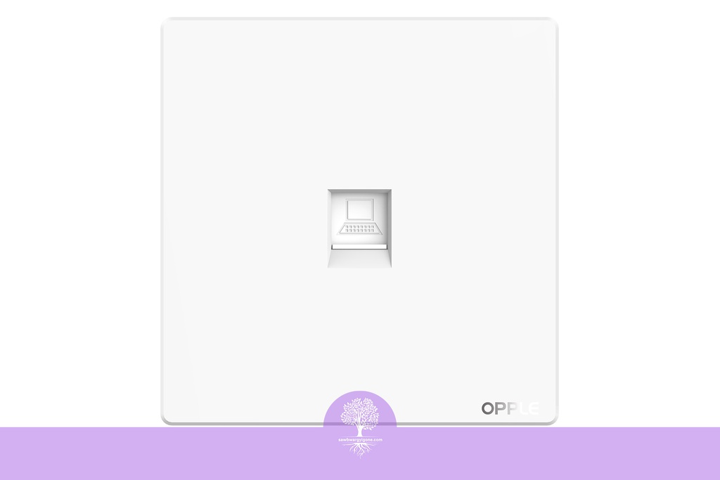 (White), Opple Computer Outlet, F026401-W