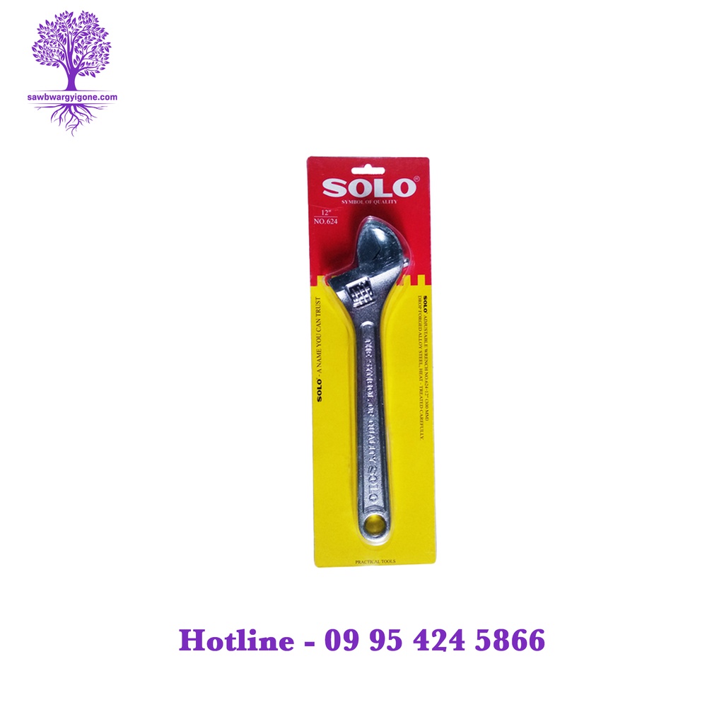 No. 624 - 12'' SOLO Adjustable Wrench