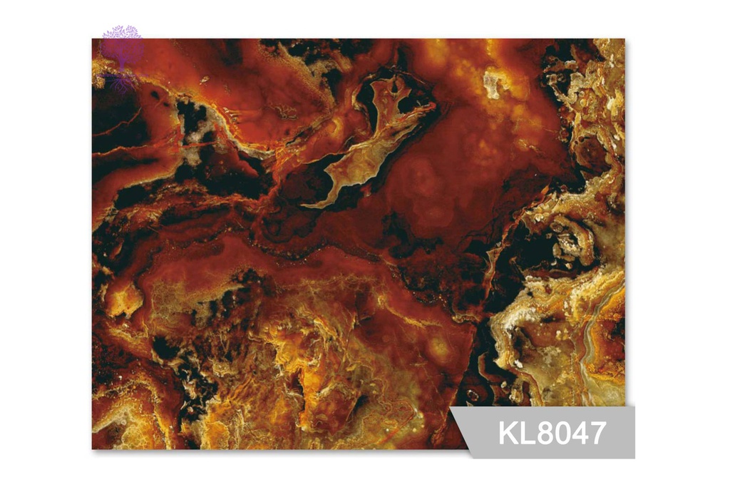 1220 x 2440mm, 3mm Thickness,KL8047, UV Marble Sheet