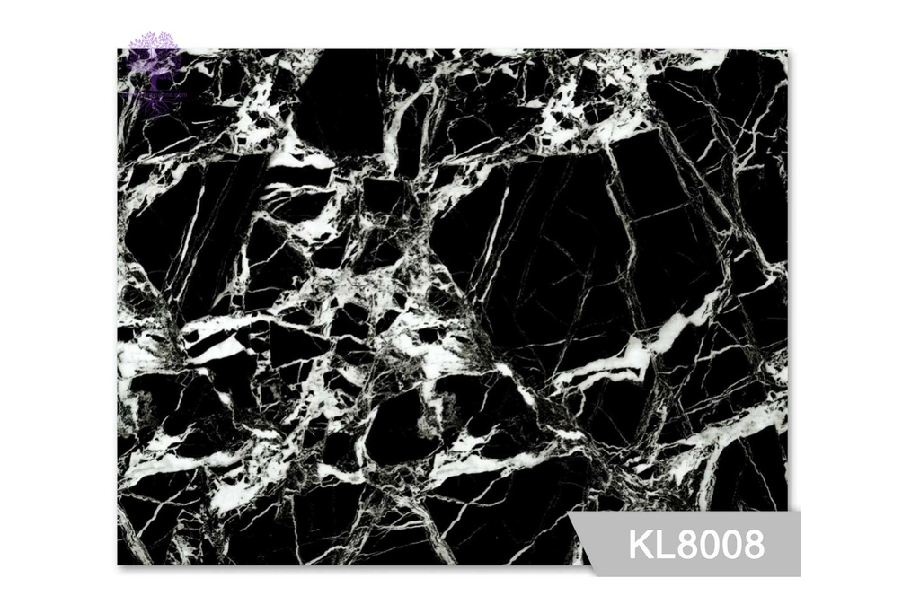 1220 x 2440mm, 3mm Thickness, KL8008, UV Marble Sheet