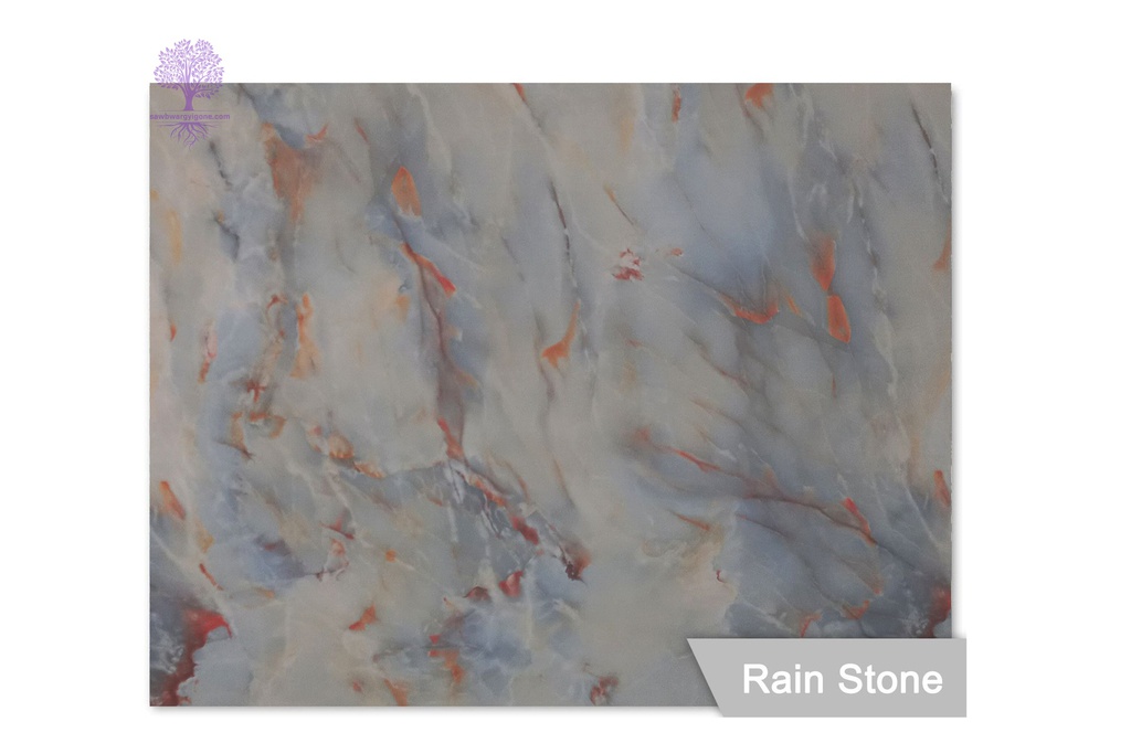 1220 x 2440mm, 3mm Thickness, Rain Stone, UV Marble Sheet