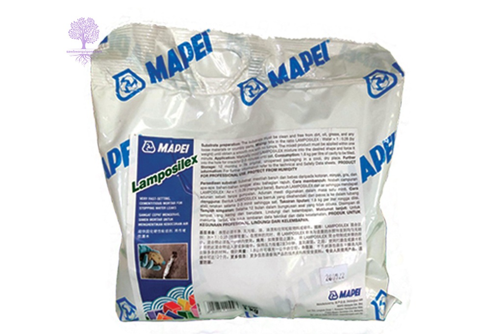 1kg, MAPEI, Lamposilex Ultra-First Setting and Curing Hydraulic Binder For Stopping Water Leaks