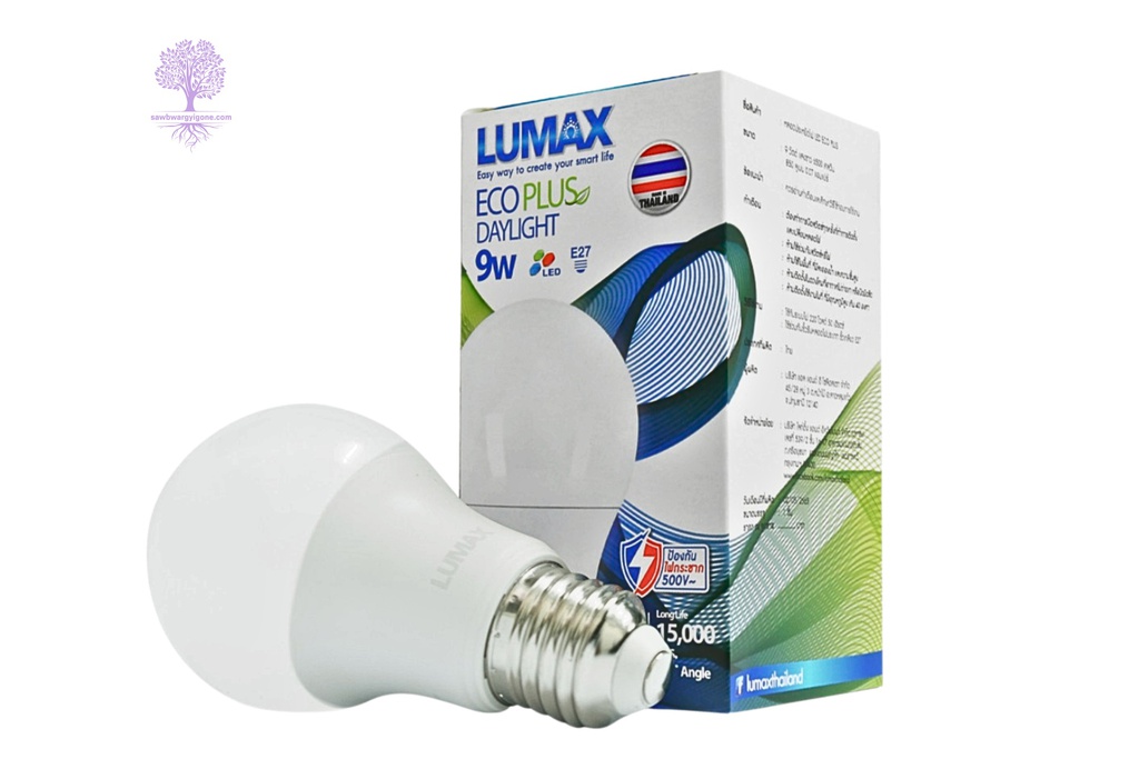 9W, Daylight LUMAX ECO BULB 