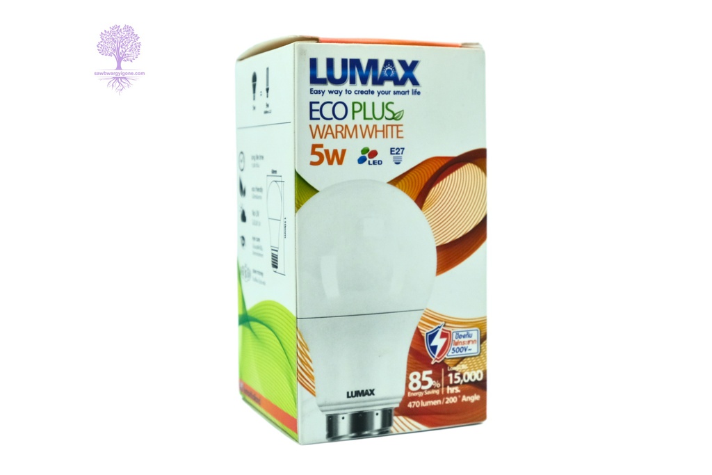 5W, Warmwhite LUMAX ECO BULB 