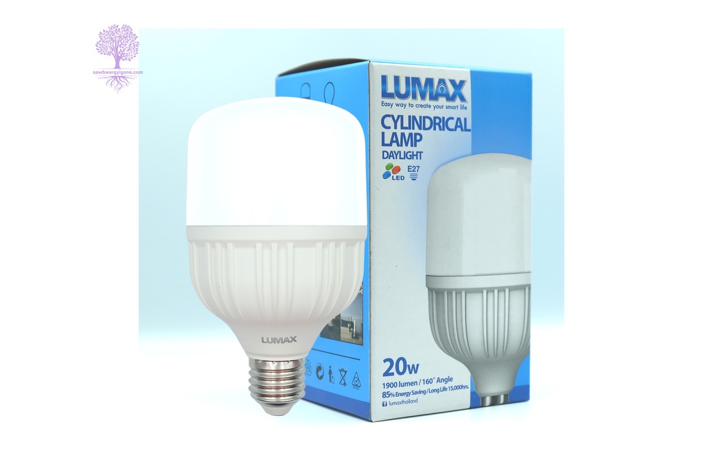 20W, Daylight LUMAX CYLINDRICAL LAMP