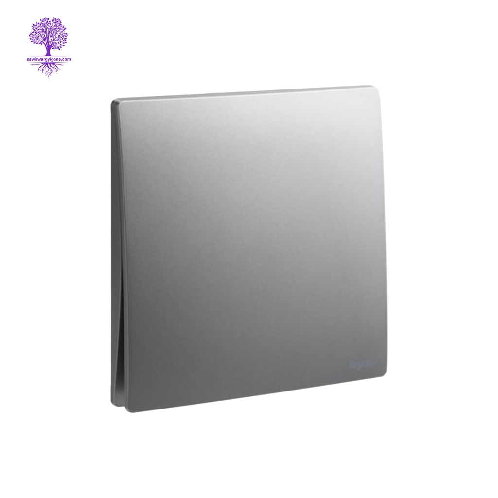 1 Gang 1 Way, 16AX, Legrand, Mallia Sense Series, Switch (Dark Silver)