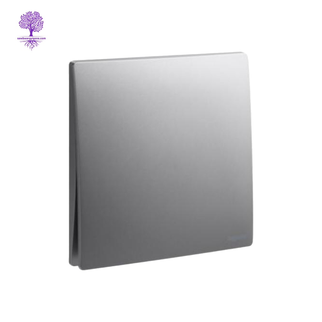 1 Gang 2 Way, 16AX, Legrand, Mallia Sense Series, Switch (Dark Silver)