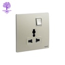 [281120CH] Legrand, Mallia Sense Series, Multistandard Switched Socket (Champange)