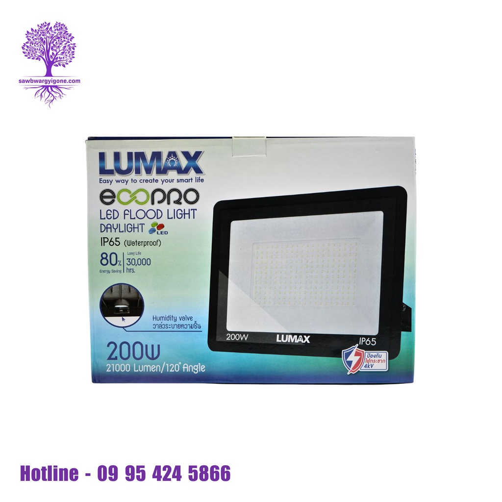 200W, Daylight, LUMAX, LED Flood Light