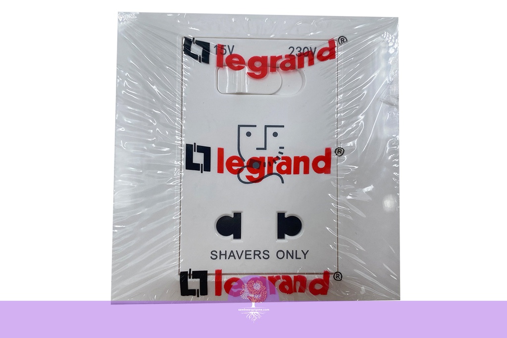 2Gang, SHAVER SOCKET WH, LEGRAND Belanko