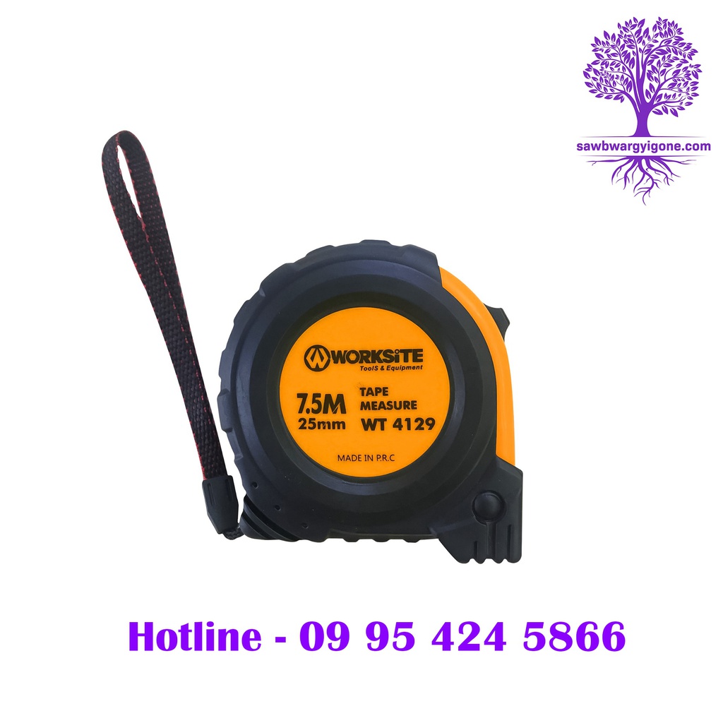 7.5mx25mm, WORKSiTE, Tape Measure