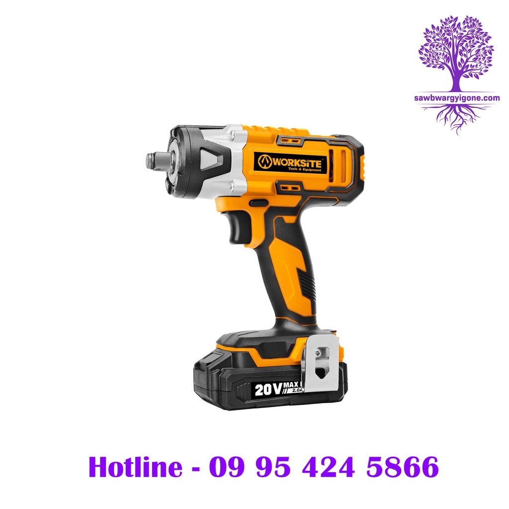 20V, WORKSiTE, Cordless Impact Wrench