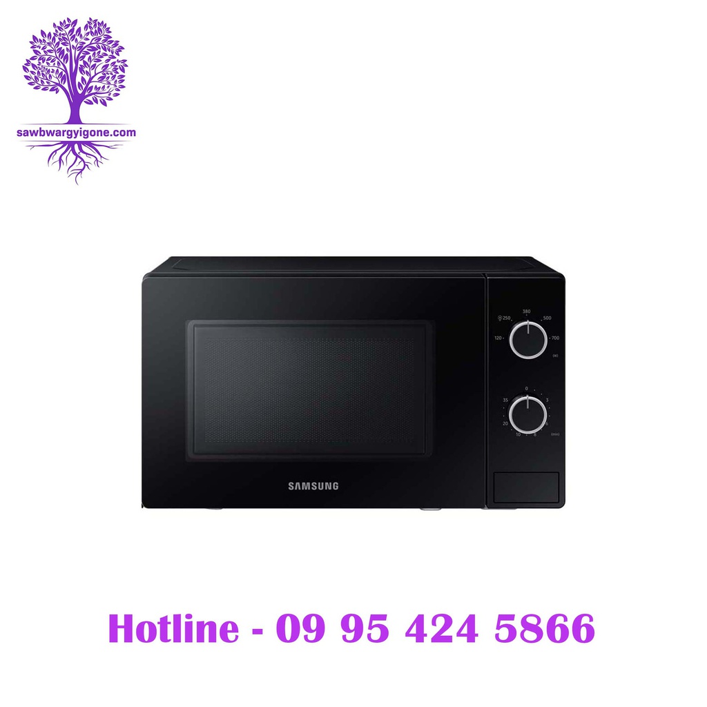 20 Litres, MS20A3010AL/ST, Samsung Microwave Oven-Solo with Full Glass Door (White)