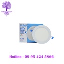 12W, 3000K, LUMAX, RECESSED PANEL LIGHT (Circle)