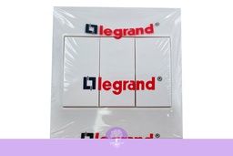 [Legrand_617604] 3Gang, 1way, 16AX, BIG ROCKER WH, LEGRAND Belanko