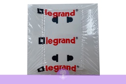 [Legrand_617662] 1Gang, 2X2P, EURO-US SOCKET WH, LEGRAND Belanko