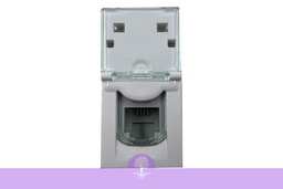 [Legrand_572300] 4P, RJ11, TEL SOCK SQ WH, LEGRAND ARTEOR (To use with Pop-up Box) Telephone socket module (1 module space)