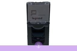[Legrand_572802] 1M, RJ45, Cat6 UTP, LCS SQ ALU, LEGRAND 
