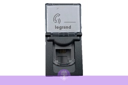 [Legrand_572800] 4P, RJ11, TEL SOCK SQ ALU, LEGRAND 