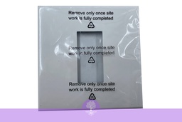 [Legrand_575200] 1Gang, 1Module, British Standard Square WHITE, LEGRAND PLATE