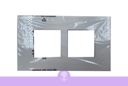 [Legrand_575080] 2Gang, 2X2M, BS SQ WH, LEGRAND PLATE 