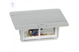 [Legrand_054011] MATT ALUM POP-UP - 4 Modules Matt Aluminium finish, LEGRAND 