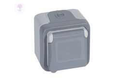 [Legrand_69651] 1Gang PLEXO IP55 Weatherproof Switch Frame S/M BOX GREY, LEGRAND 