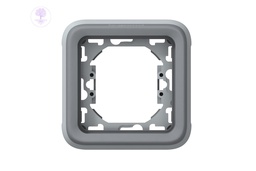[Legrand_69681] 1Gang + SUPPORT GREY, LEGRAND PLATE 