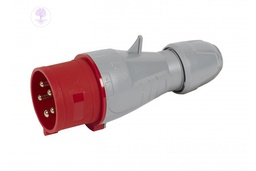 [Legrand_555238] 3P+T, 32A, 415V, IP44, P17 Tempra PRO Straight Plug, LEGRAND (380~415V, 32A, 3P+E) FICHE