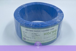 [C0020-002-03] 2.5mm^2 (7/.029in), (Blue), 450/750 Koryo Building Wire 2.5SQ