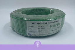 [C0020-003-05] 4mm^2 (7/.036in), (Green), 450/750 Koryo Building Wire 4SQ